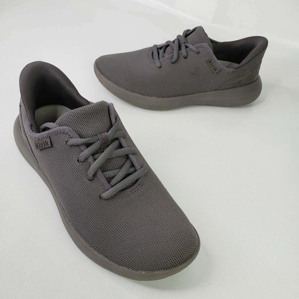 Kizik Madrid Eco Knit Hands Free Sneakers Women’s Size 8 Gray Slip On